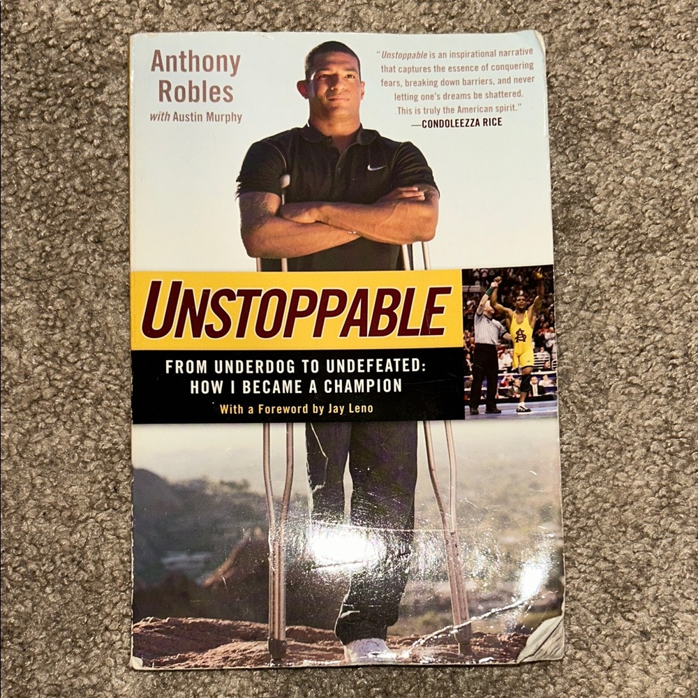 Unstoppable Book by Anthony Robles